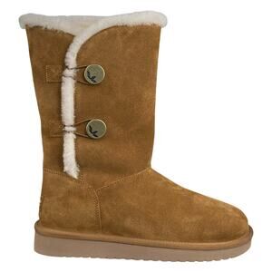 Koolaburra X UGG Women’s Kinslei Brown Suede Winter Boots Size US 7